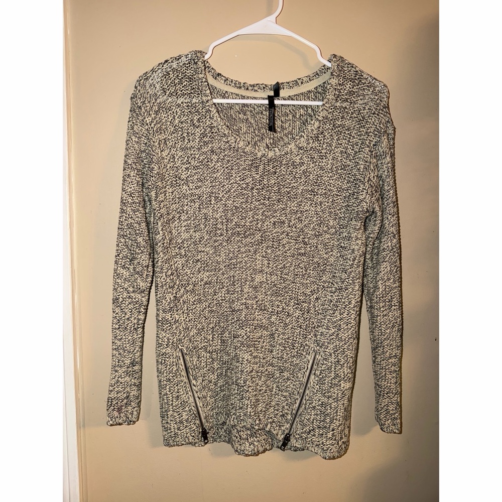 Gray Knit Women's Sweater